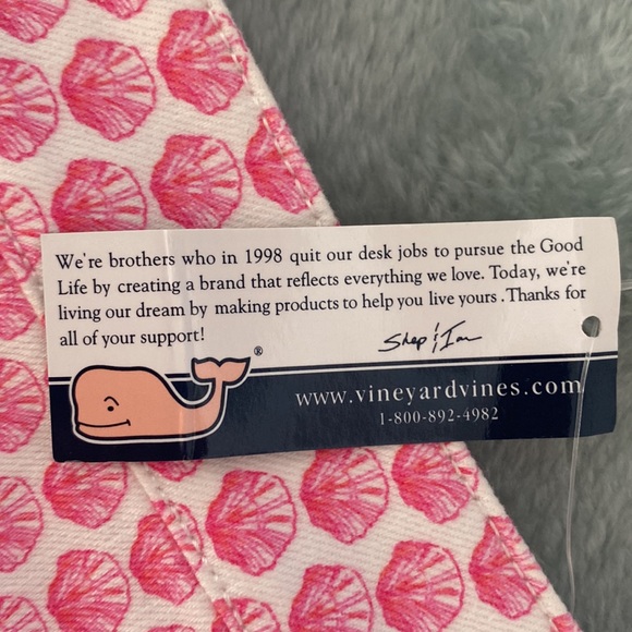 Vinyard Vines martha vinyards Nantucket Ankle Jean cotton & spandex pink &white - Picture 9 of 16